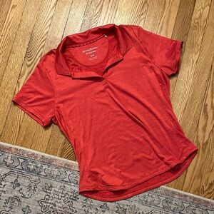 Tommy Bahama Women's Vibrant Red Short Sleeve Polo